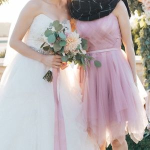 ASOS mini multi layers bridesmaid Dress